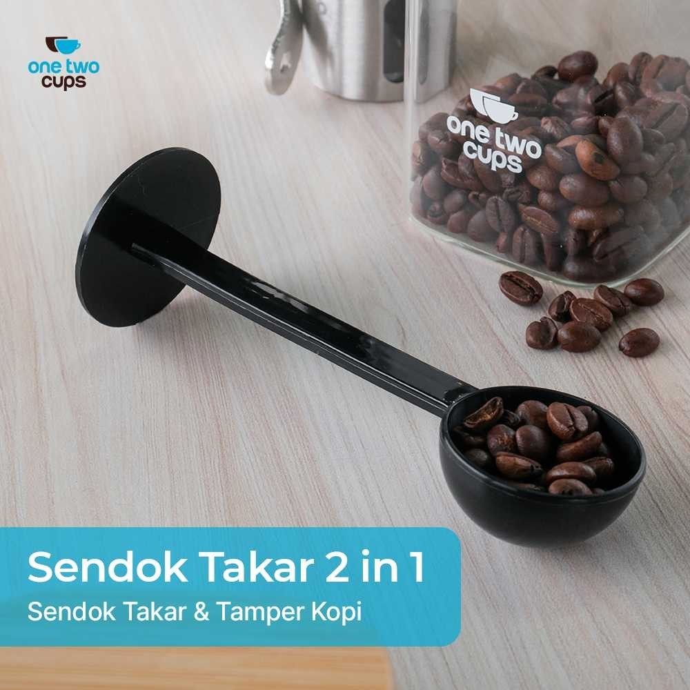 Sendok Takar dan Tamper Kopi 2 in 1 Sendok Takar alat sendok takar kopi