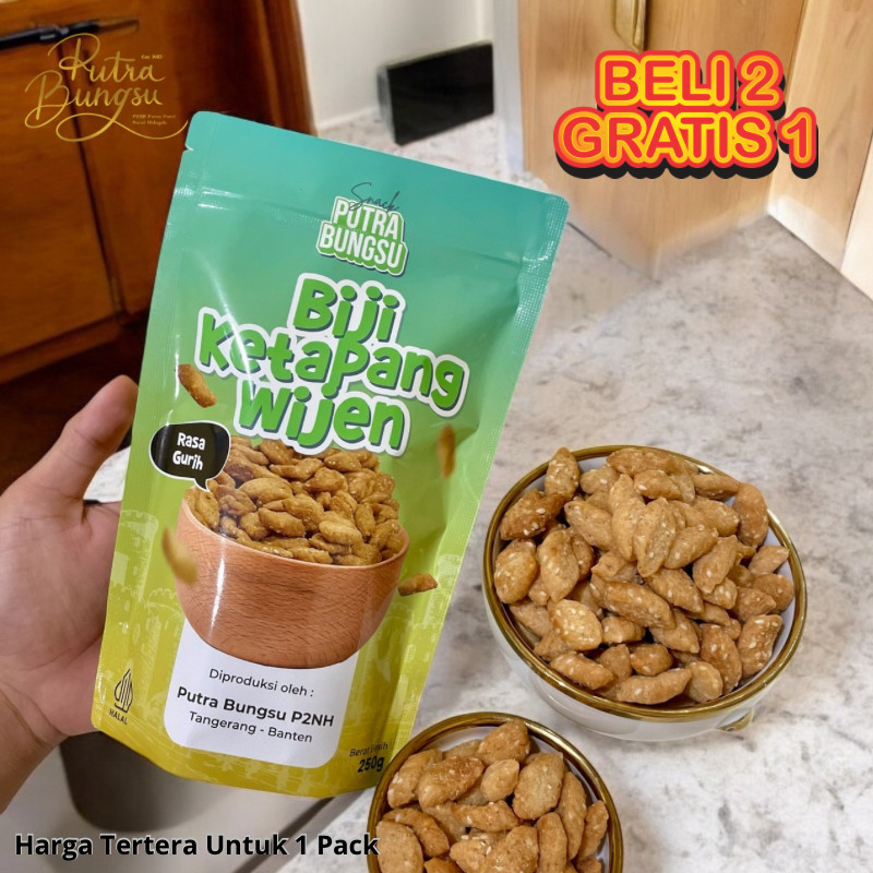 

Biji Ketapang Wijen Khas Tangerang Beli 2 Gratis 1