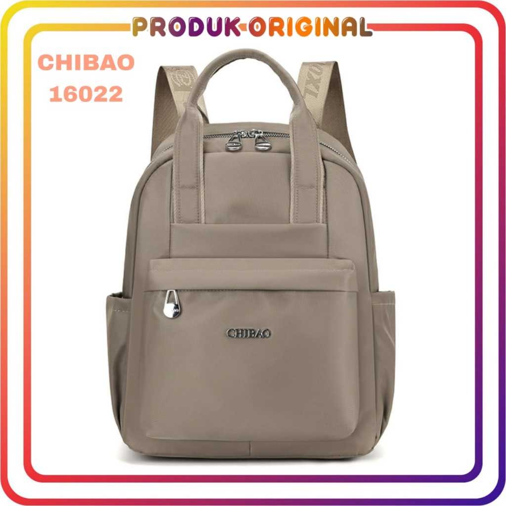 SD34WE Chibao - Tas ransel chibao 16022 nilon waterproof tas ransel muat laptop 12inci muat tab / ip