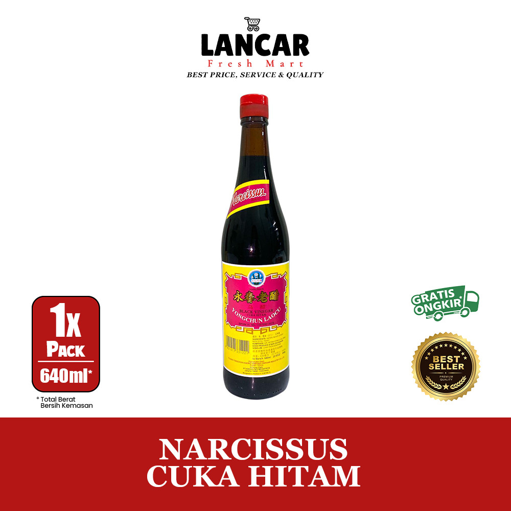 

NARCISSUS CUKA HITAM 640ML / NARCISSUS BLACK VINEGAR 640ML