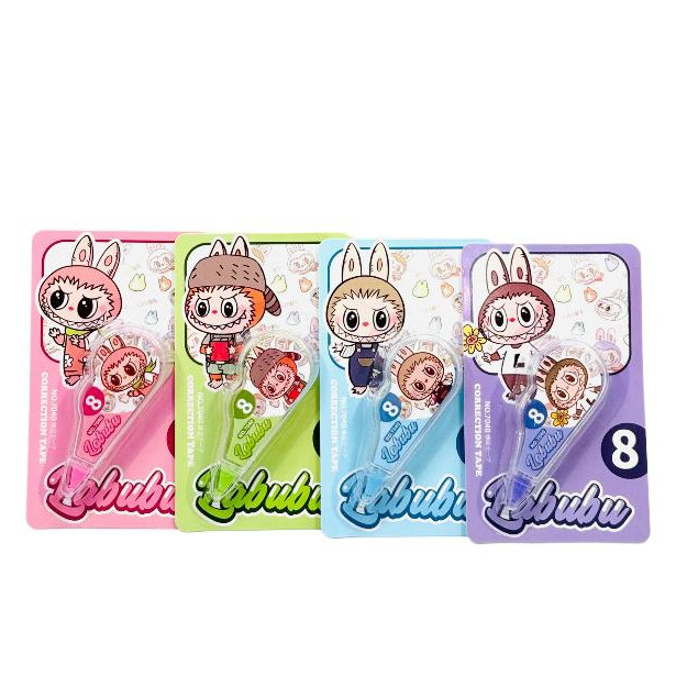 

( DAPAT 1 PCS ) CORRECTION TAPE LABUBU 7040 / Tip-Ex Kertas Anak Mini Labubu 7040