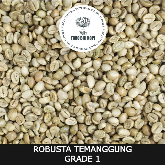 

COD GREEN BEAN / KOPI MENTAH ROBUSTA TEMANGGUNG GRADE 1 - 1 KG