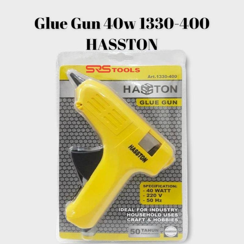 

HASSTON 1330-400 Glue Gun Hot Melt 40w - Alat Tembak Lem Bakar 40 Watt