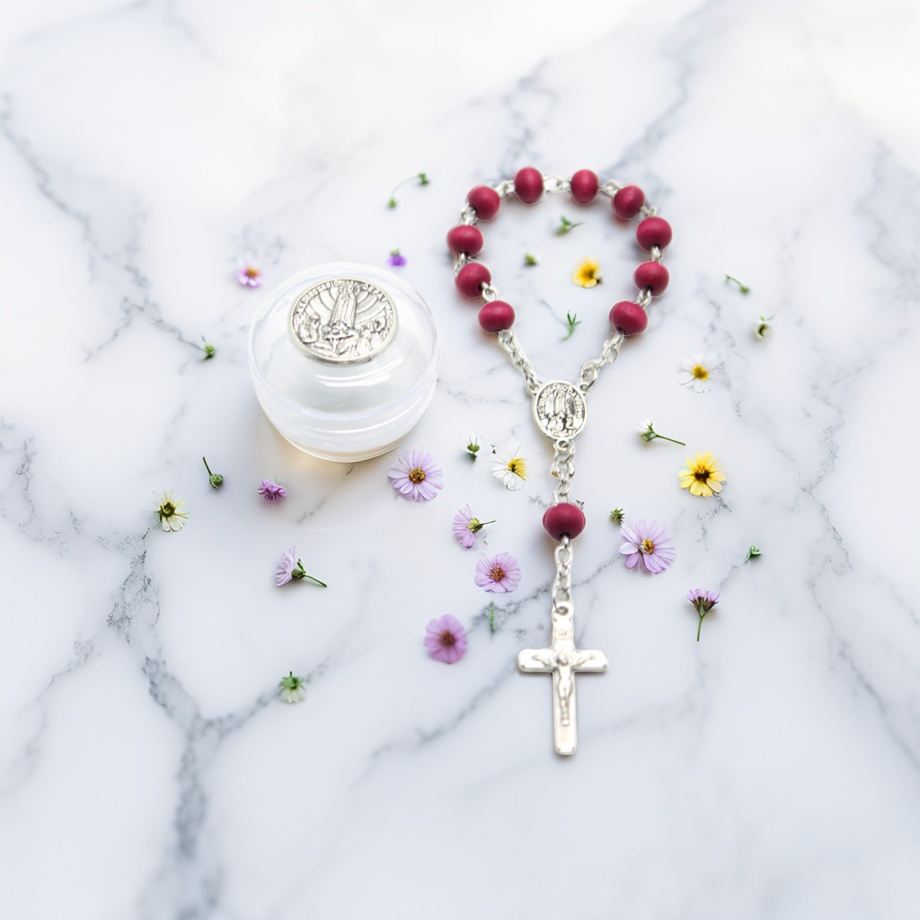 ROSARIO KECIL KATOLIK / ROSARIO KECIL / ROSARIO KAYU WANGI / ROSARIO UNIK / GELANG ROSARIO