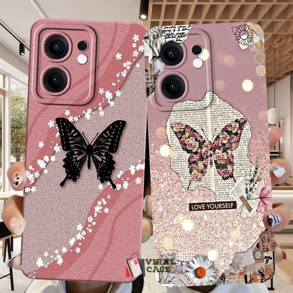 Case Oppo Reno 13F 5G 2025/Reno 13 5G/Reno 13 Pro 5G Terbaru Fashion Case Abstrak Softcase Silikon T