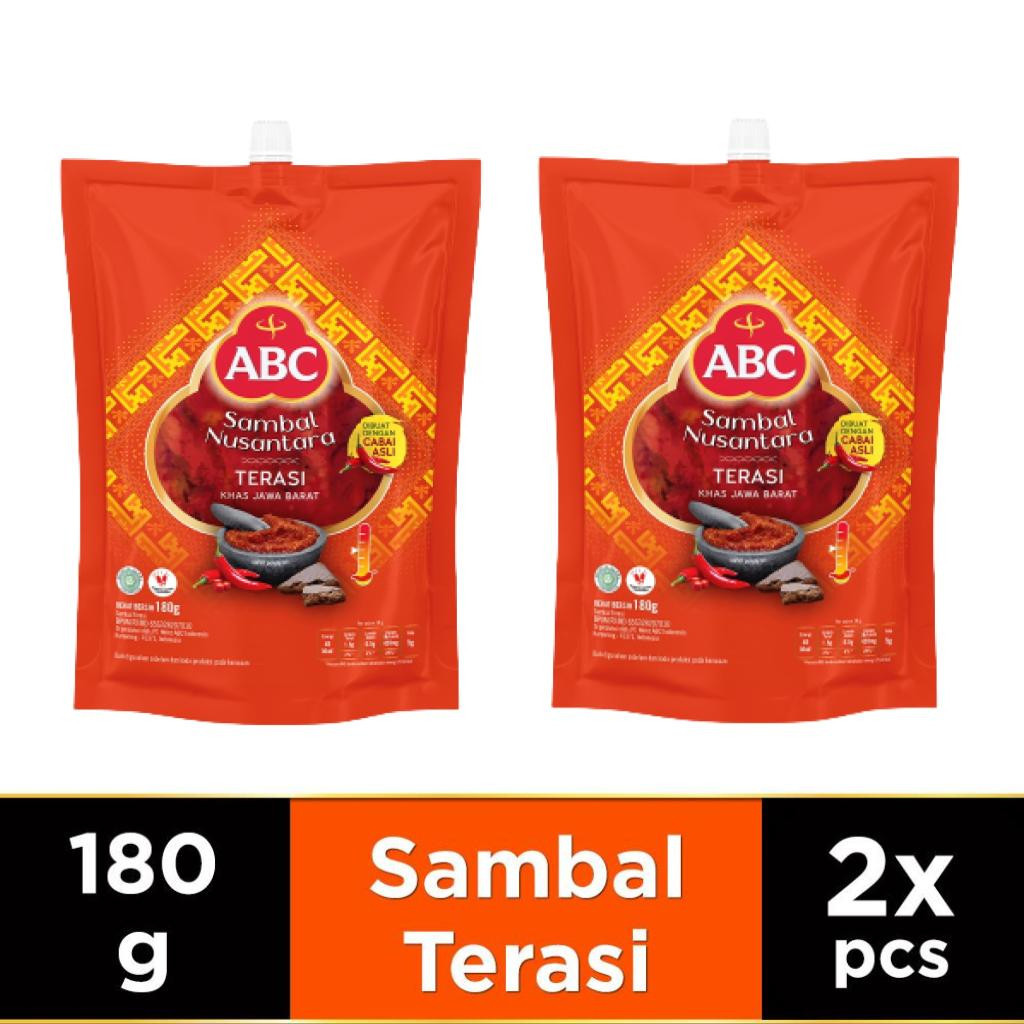 

ABC Sambal Terasi Jar/Pouch 180 g x 2 pcs