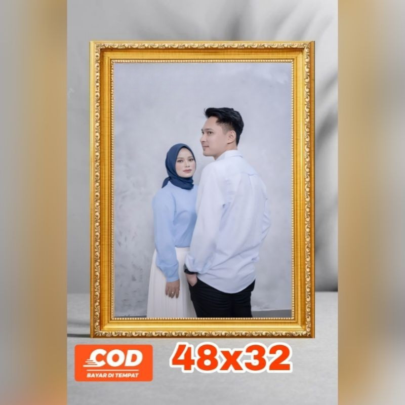 CETAK FOTO BESAR 24R(48x32 ) SUDAH SAMA BINGKAI
