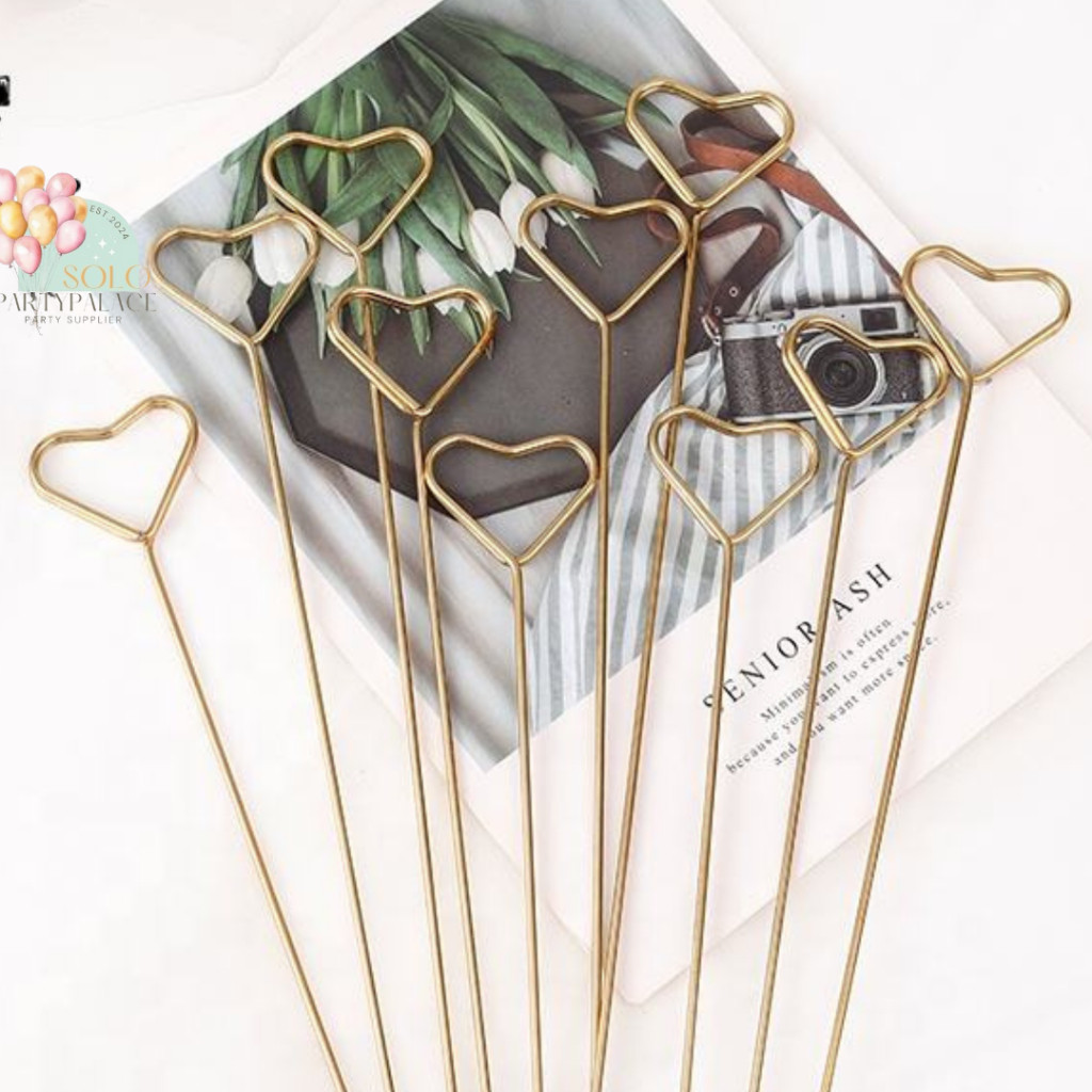 

STICK CARD CARD HOLDER METAL CLIP PAPER PLASTIC CARD HOLDER TANGKAI KARTU UCAPAN BUNGA GIFT FLOWER BOUQUET PAPER CLIP