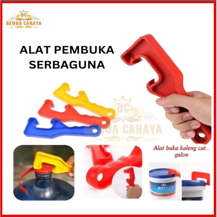 ALAT PEMBUKA TUTUP EMBER CAT PLASTIK / PEMBUKA KALENG CAT SERBAGUNA