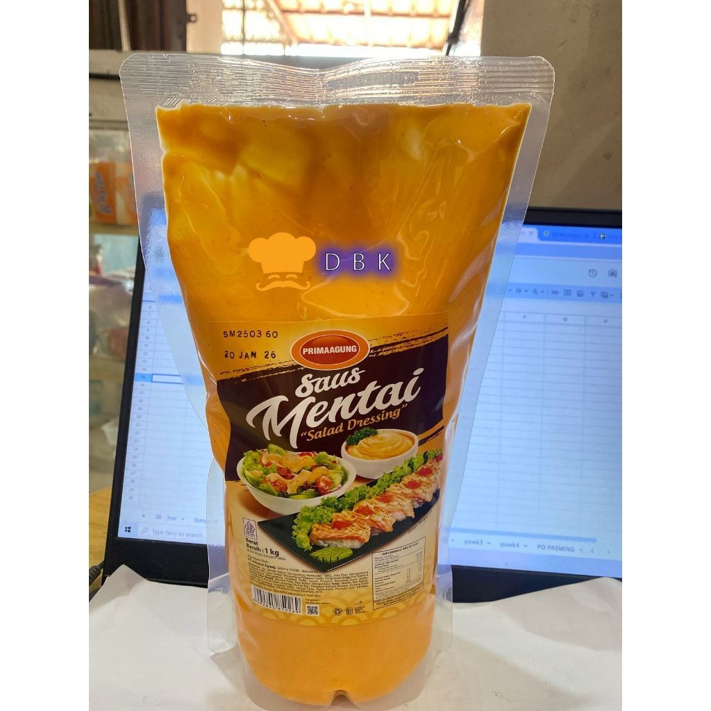 

Saus Mentai Prima Agung 1kg High Quality Halal