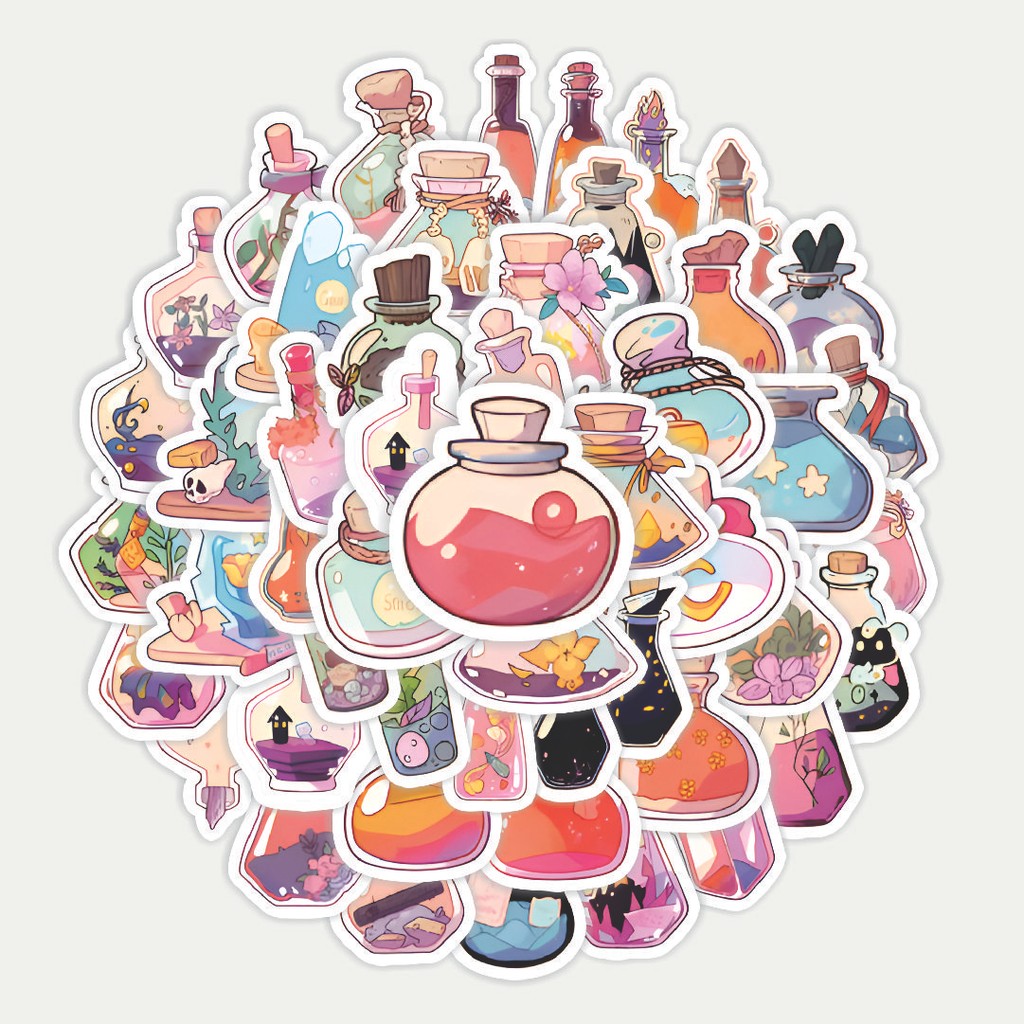 

Sticker Pack Stiker Madicine Bottle Art [Seni Botol Obat] | Sticker TUMBLR | Stiker LAPTOP KOPER HELM