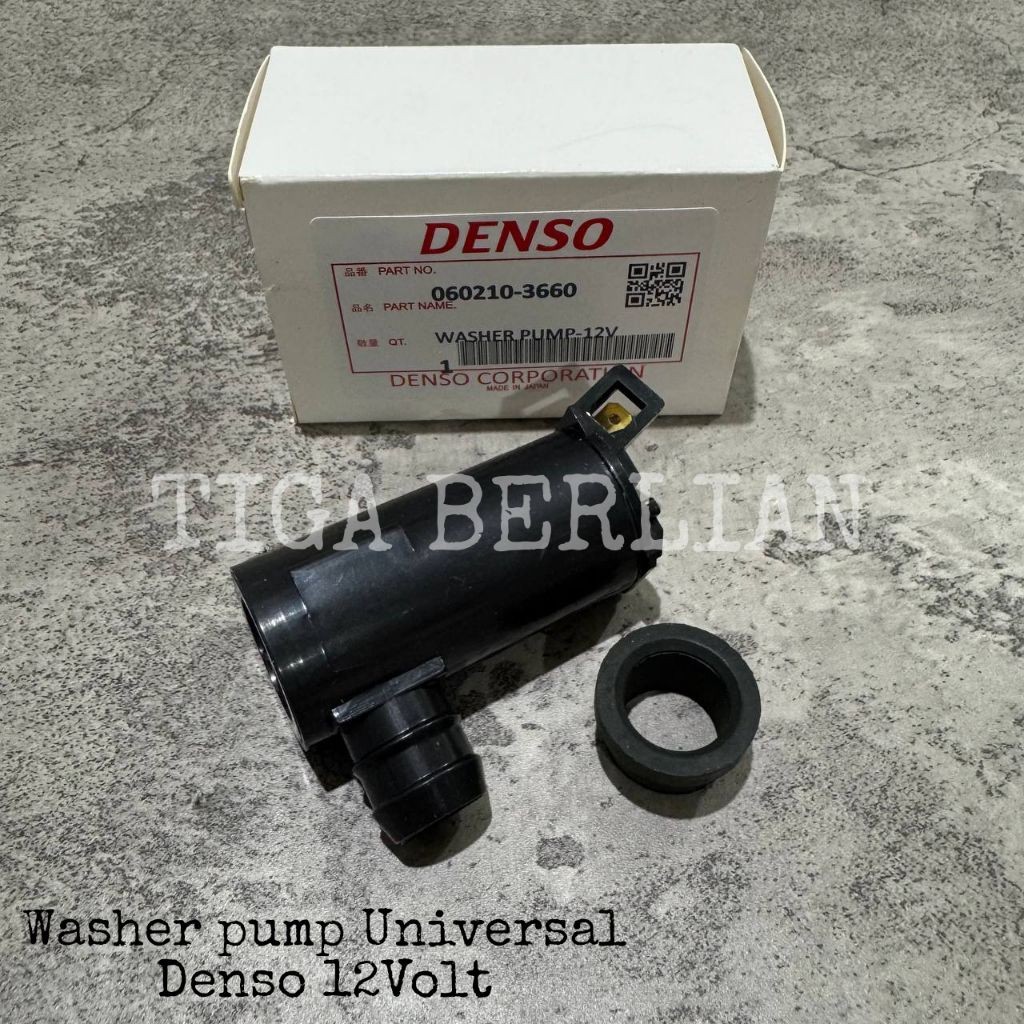 Washer pump universal Denso 12Volt Ertiga Baleno Aerio Vitara Katana Taft Panther 060210-3360