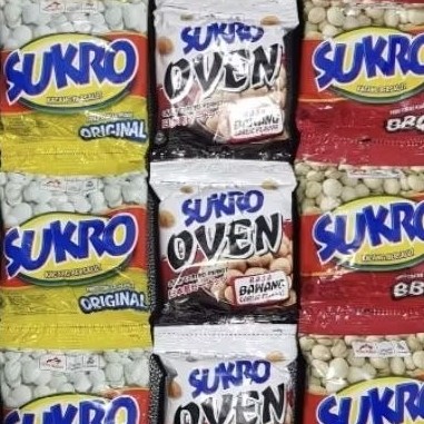 

KACANG SUKRO 17 GR X 10 bungkus/SUKRO ORIGINAL/BBQ/SUKRO OVEN