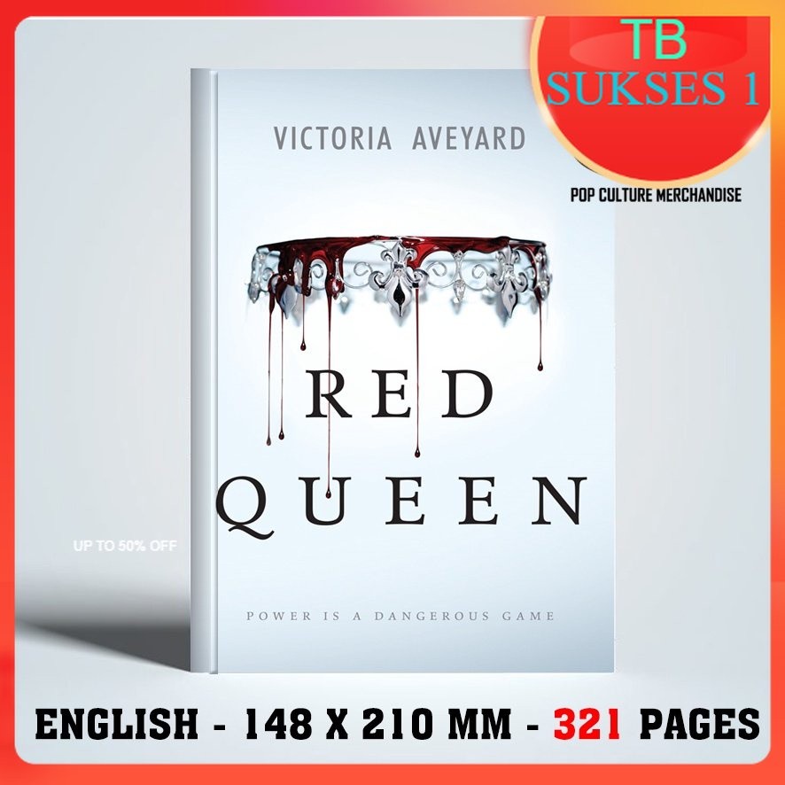ENGLISH VICTORIA AVEYARD RED QUEEN SERIES; RED QUEEN, GLASS SWORD, KING'S CAGE, WAR STORM, BROKEN TH