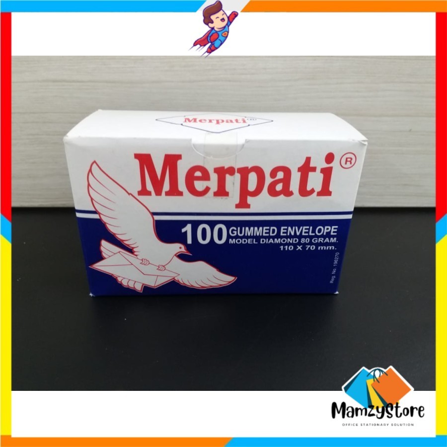 

AMPLOP MERPATI GUMMED kecil mini 80GR 110 X 70MM /100pcs 6247783