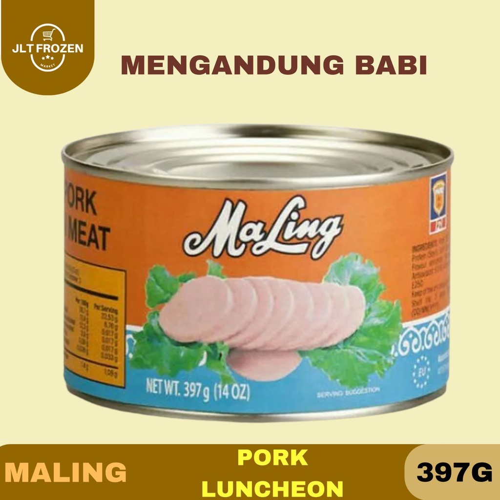 

Ma Ling / Maling Kemasan 397g Canned Pork Luncheon Meat Daging Babi
