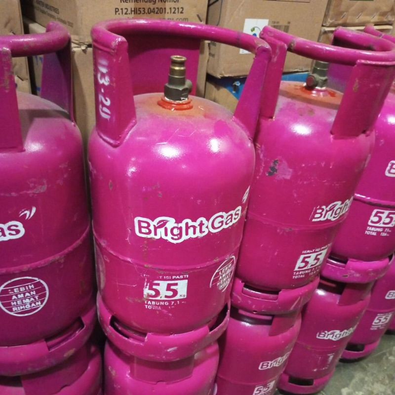 tabung gas bright gas 5.5kg kosongan