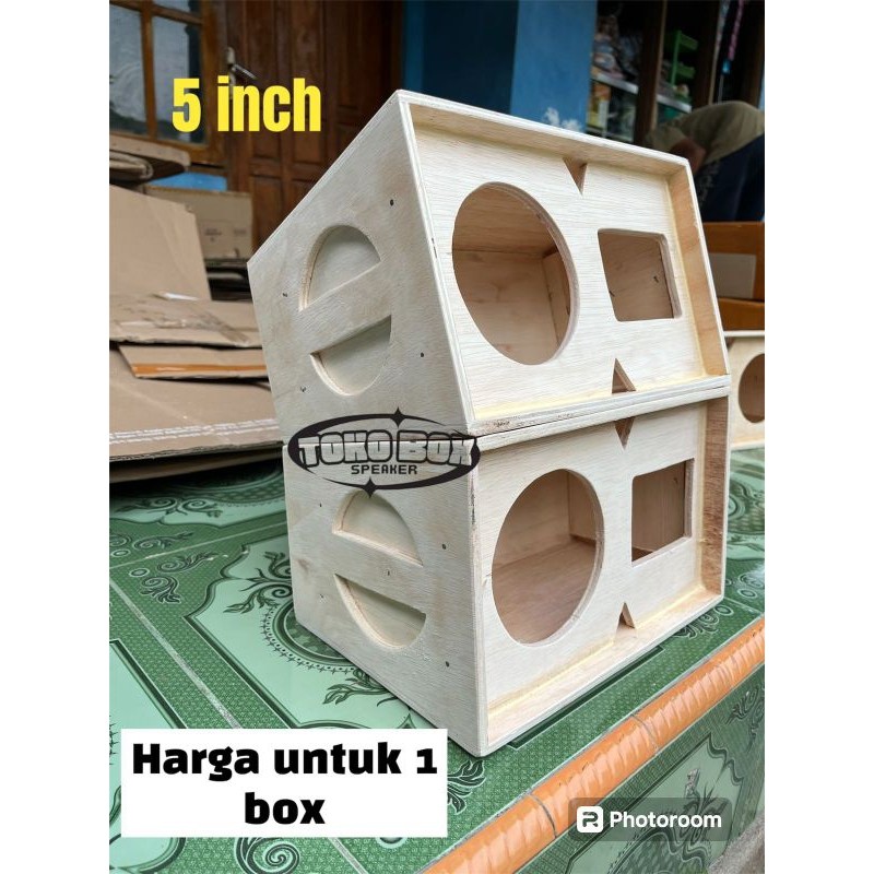 Box speaker 5 inch line array single plus tweeter kotak