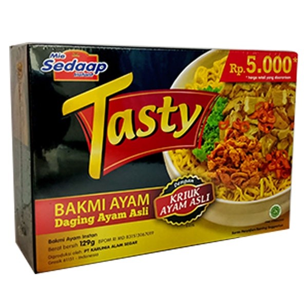 

SEDAAP MIE TASTY BAKMI DAGING AYAM ASLI 129 GR - ARM