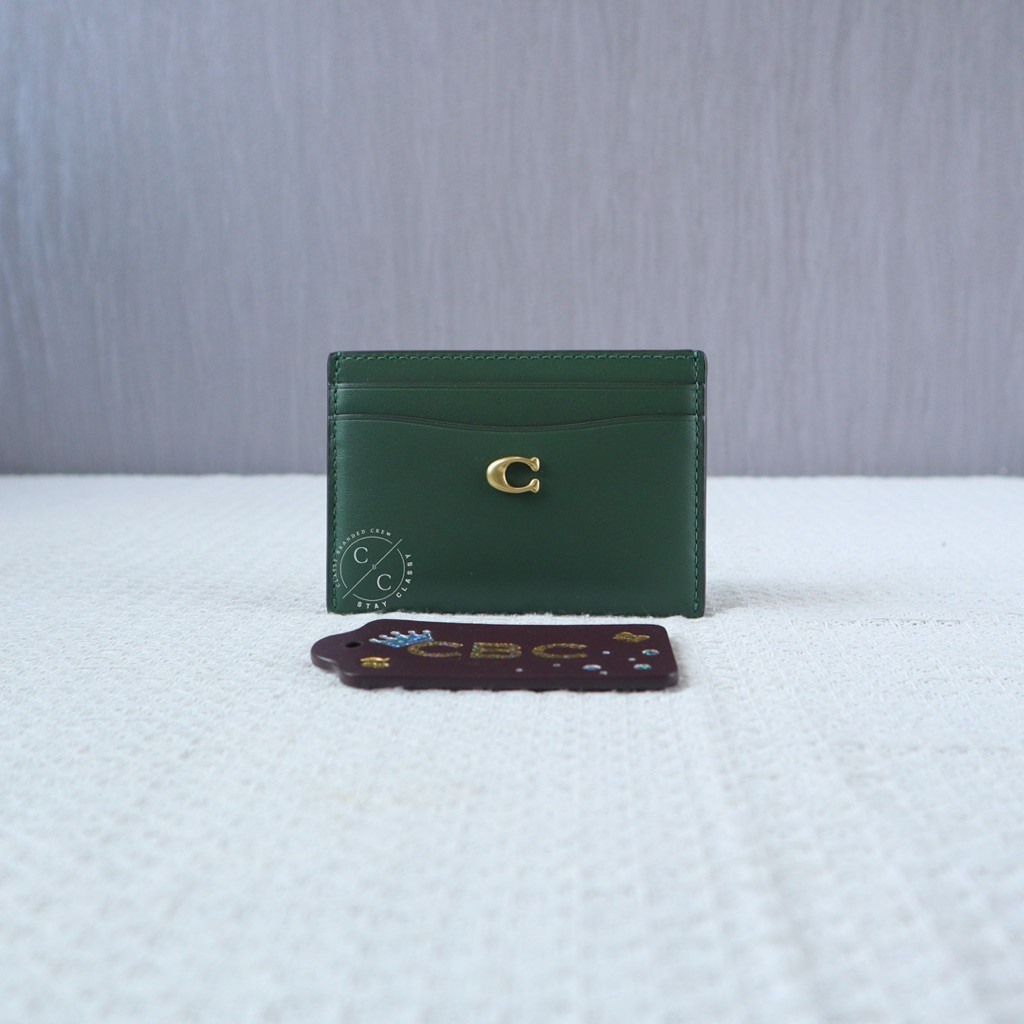 CBC -  Essential Card Case Refined Calf Leather Hunter Green Ready New