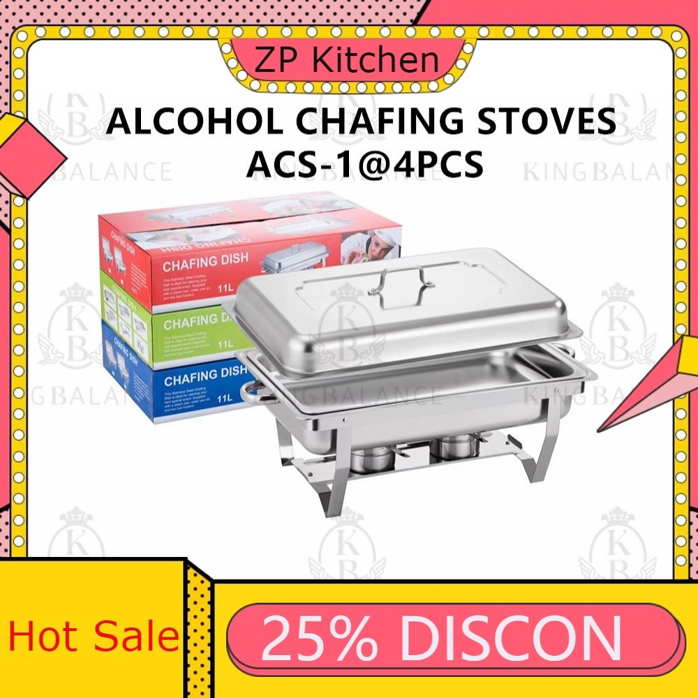 Wadah Saji Prasmanan Stainless Steel Tebal - Chafing Disc Stainless