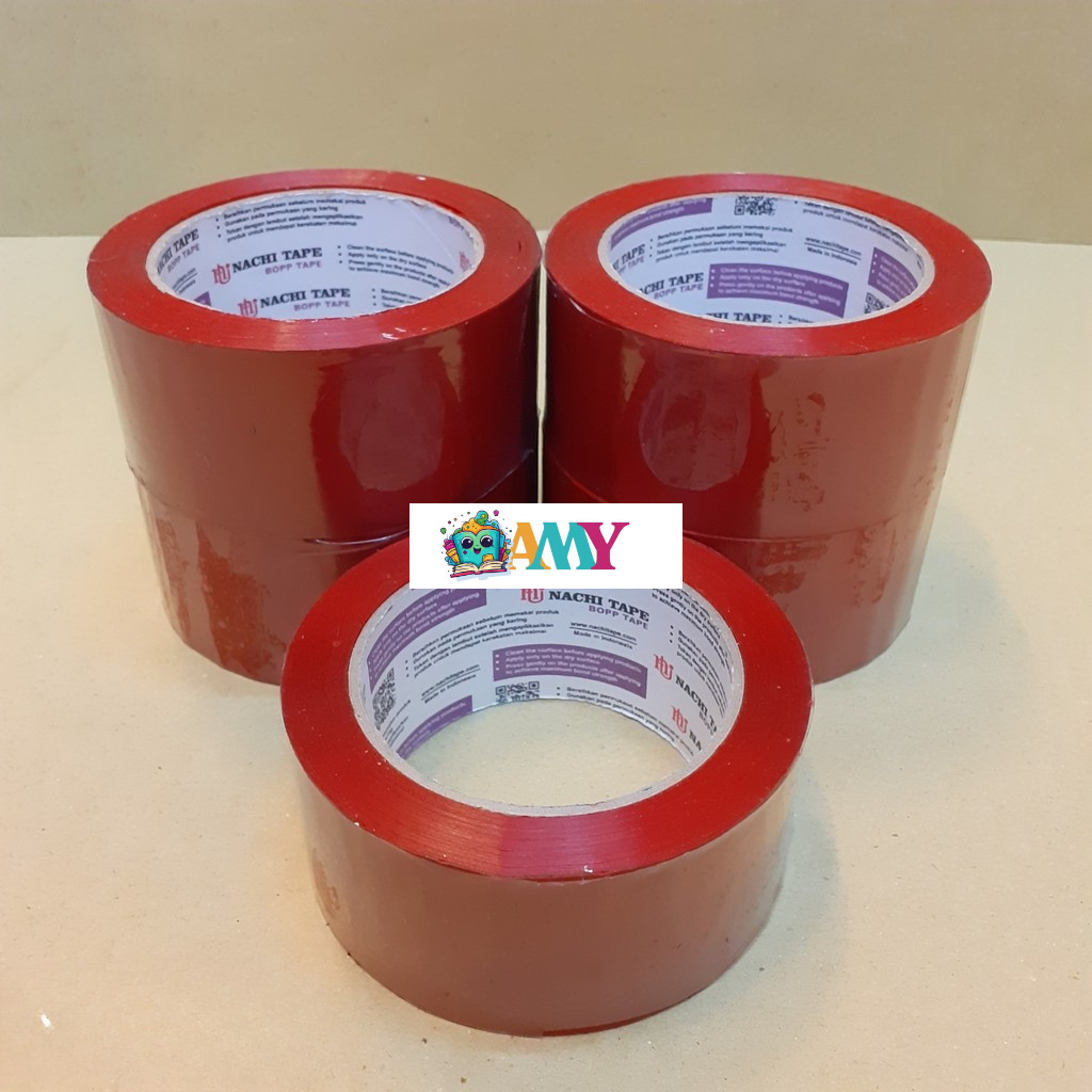 

NACHI LAKBAN OPP 2 INCH WARNA MERAH AMY STASIONARY