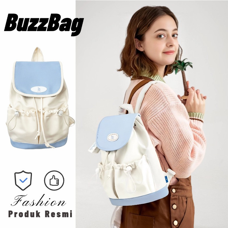 RAFATA BuzzBag - Tas sekolah aesthetic korean style tas sekolah sma korean style tas ransel laptop