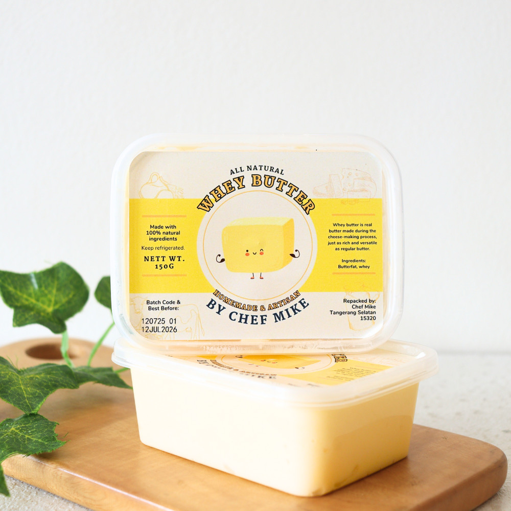 

150g Unsalted Whey Butter Mentega Whey Ganesha Sora - Repack
