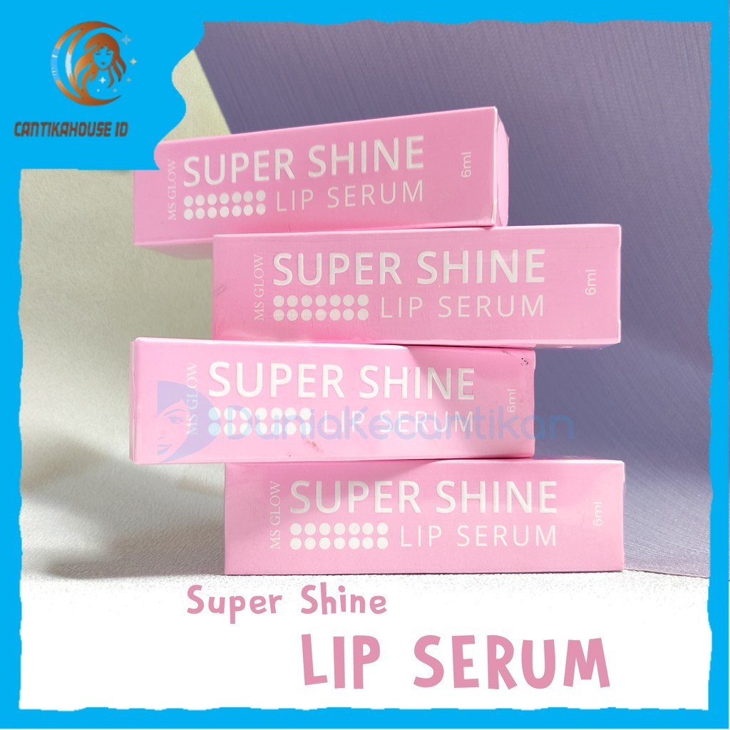 Ms Glow Lip Serum Super Shine / Serum Bibir Ms Glow Super Shine Lip Serum MsGlow
