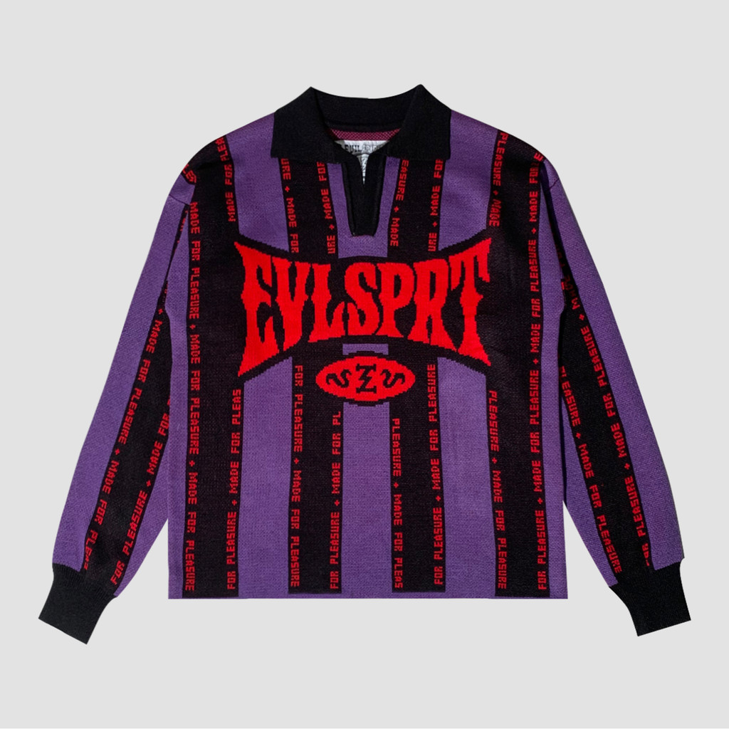 EVILSPIRITCO KNITWEAR -  QIRANI PURPLE UNISEX