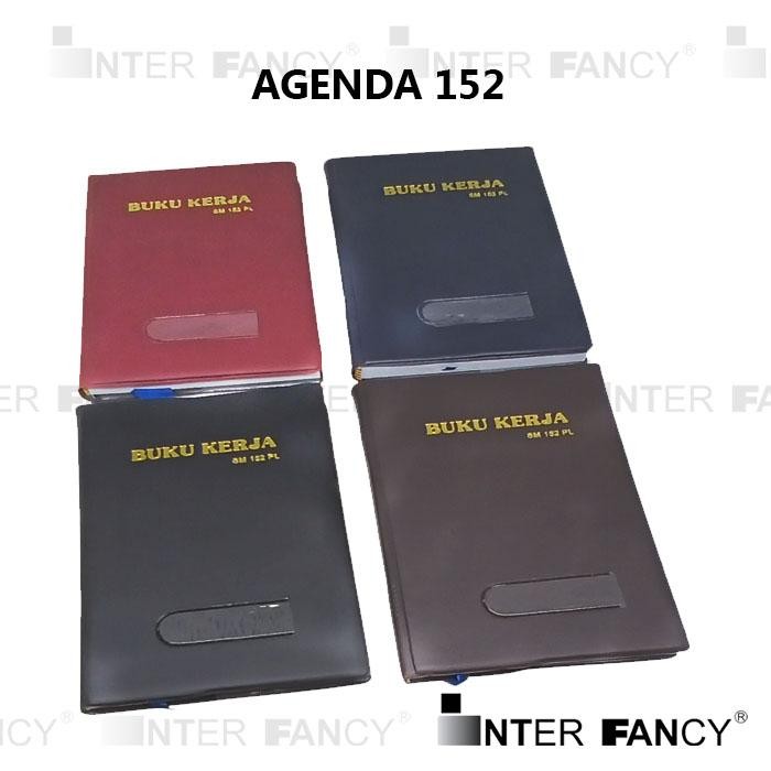 

Buku Agenda Jurnal Note Book Catatan Kerja Planner Book tipe SM 152, Cover kokoh tidak mudah koyak, lengkap dengan index pembatas, kolom identitas data pribadi dan kalender.