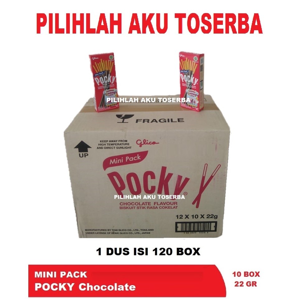 

Glico Pocky MINI PACK CHOCOLATE / COKELAT - ( HARGA PER DUS )