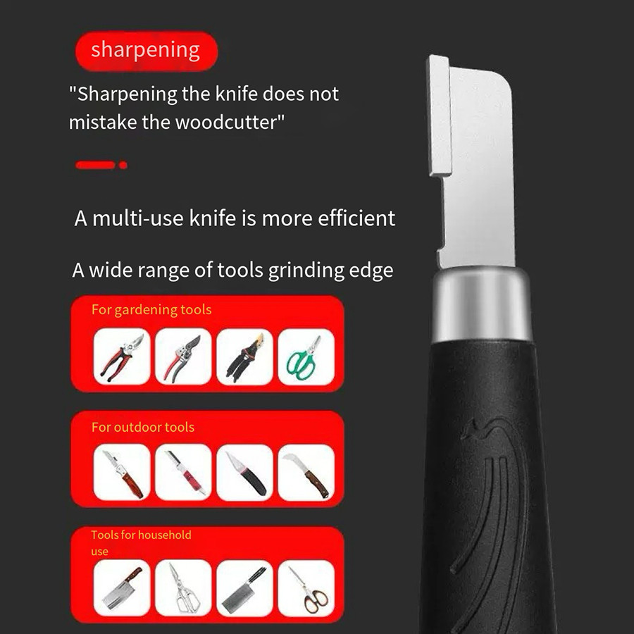 

Professional Pruner Sharpener | Diamond Pruner Sharpener Kit , Portable Tool for Gardening/Household Blades