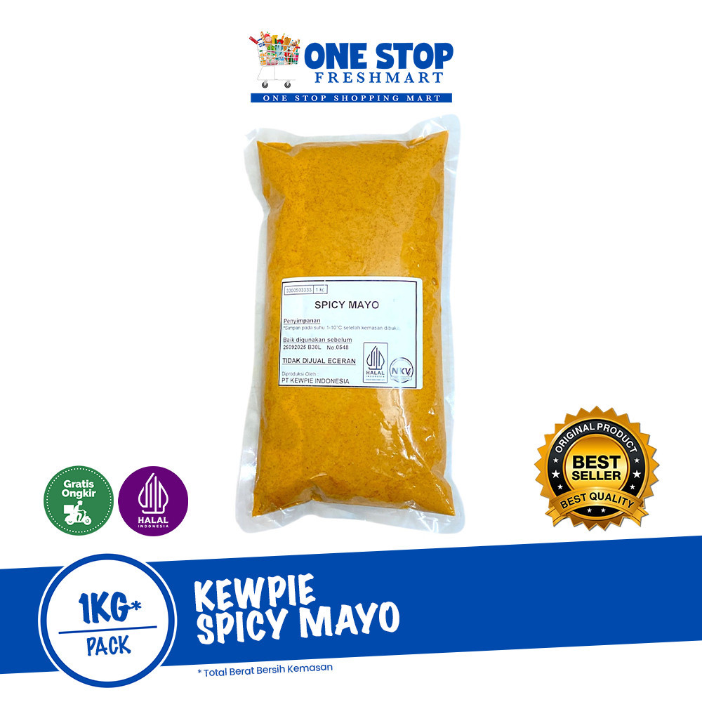 

KEWPIE SPICY MAYO 1KG/ MAYONNAISE PEDAS 1KG