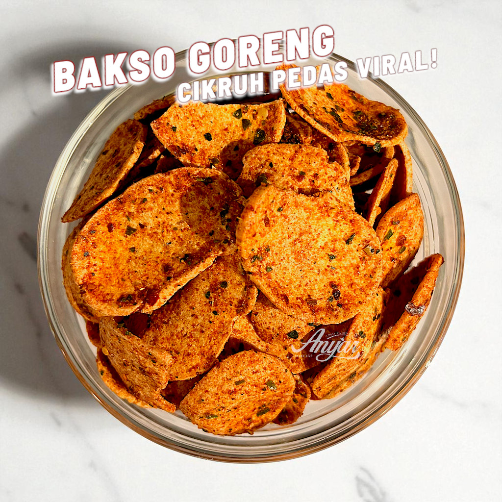 

Kerupuk Bakso Goreng Cikruh | Basreng Cikruh Pedas Daun Jeruk Best Seller