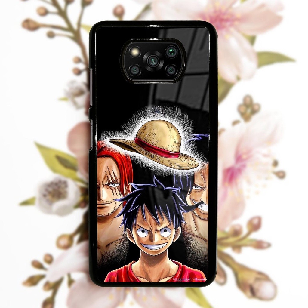 (PC69) Case Glossy Poco X3 | X3 NFC | X3 PRO | Casing Hp Xiaomi | Casing Hp Anime One Piece Luffy Sa