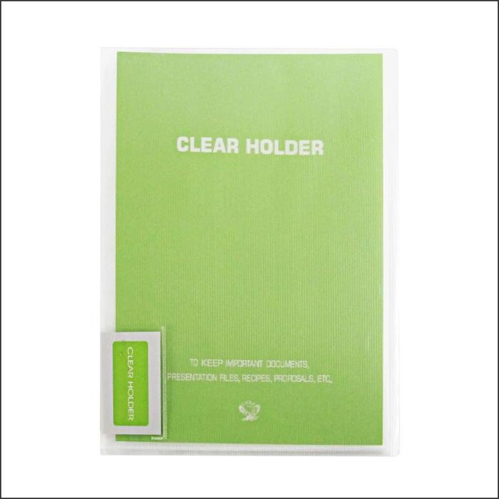 

EAGLE FILES Clear Holder / Dokumen Keeper / Display Book / Document Keeper Transparan Neon F4 (Folio) 60 Pocket - PINK