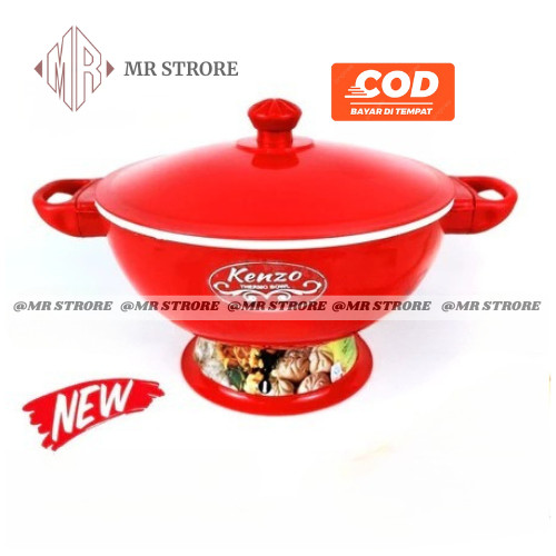 CETING NASI TAHAN PANAS TEMPAT NASI MODEL THERMOS KHAISHA EMERALD