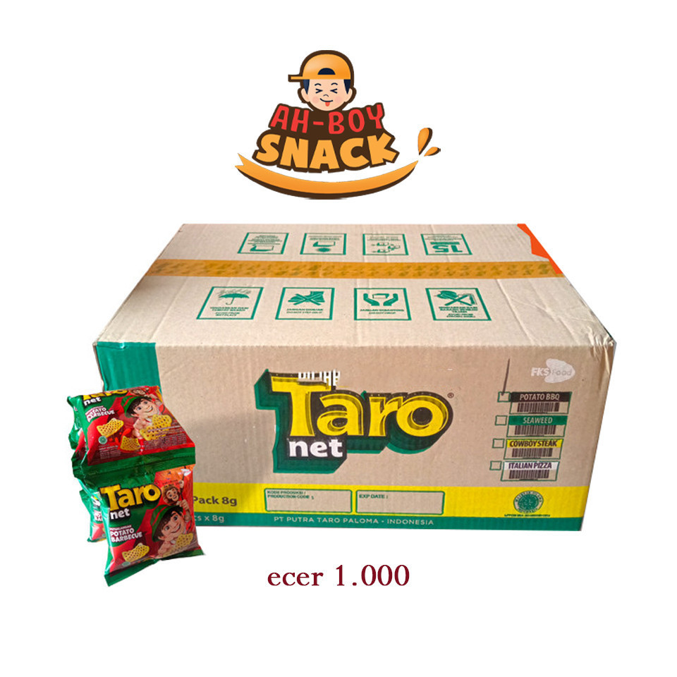 1 Dus Taro Net Bbq Renceng 1000 - 1 Dus Taro Renceng 1.000