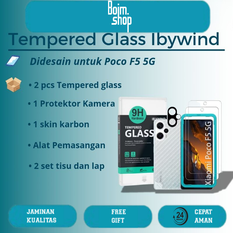 Tempered Glass Poco F5 merk Ibywind