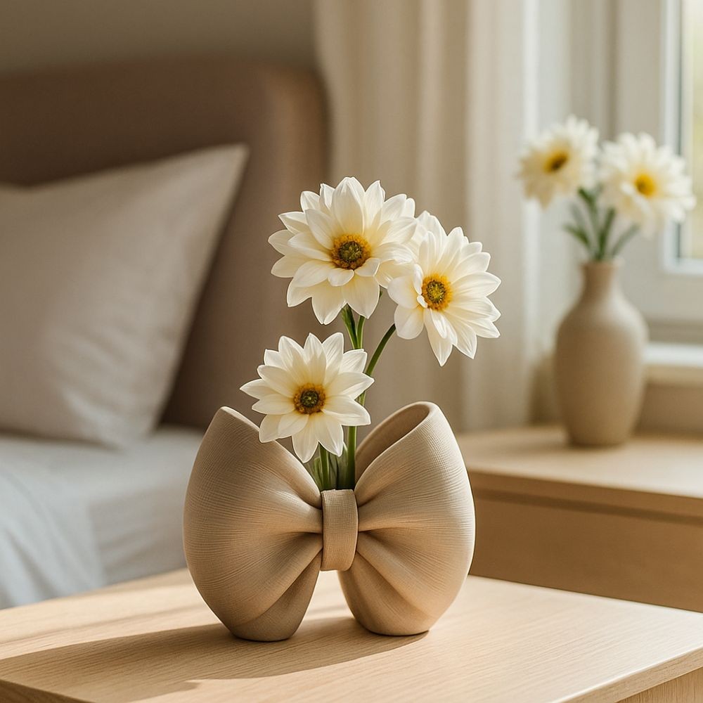 

Decorative Silicone Bow Candle Mold Non-stick Household Aromatherapy Mold Soft Vase Mold Craft Ornaments