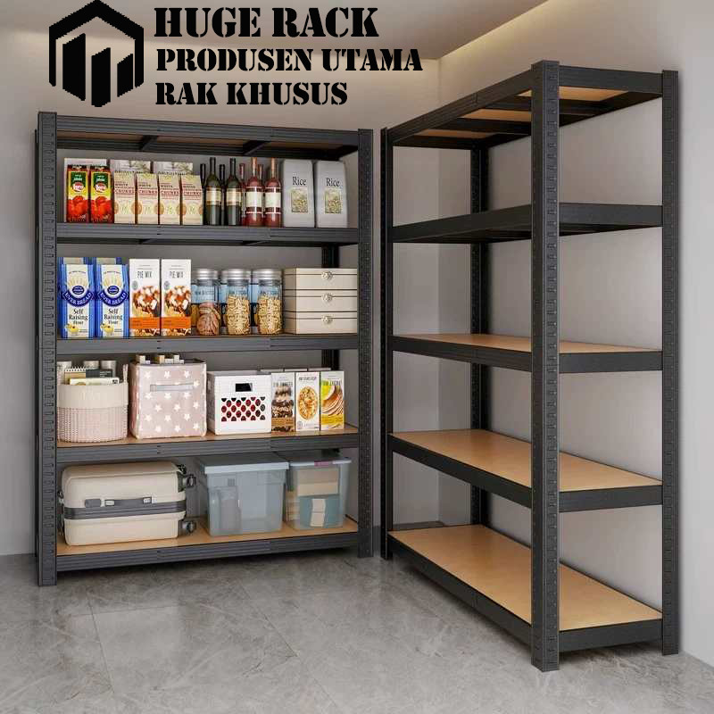 

Rak Besi Siku 3/4/5/6 Susun Rak Gudang Rak Susun Besi Serbaguna Rak Susun Besi Lubang Rak 120*40*200