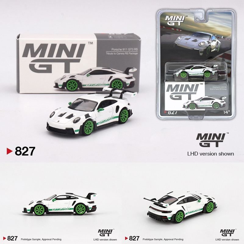 MINIGT 827 1:64 Porsche 911 992 GT3 RS Tribute To Carrera RS Package  Diecast Car Model Collection T