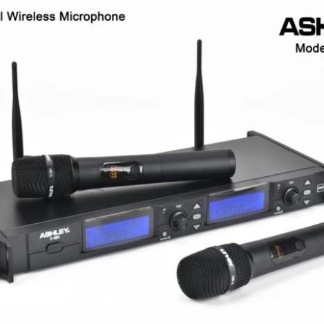 Mic Wireless Ashley T 101 Original Handheld ASHLEY T101 mic wireless - champagne