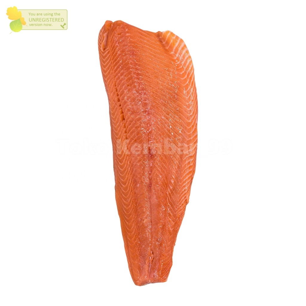 

Ikan Salmon Segar 1Kg Salmon Trout Norwegia Salmon Fillet Utuh Daging Ikan Salmon