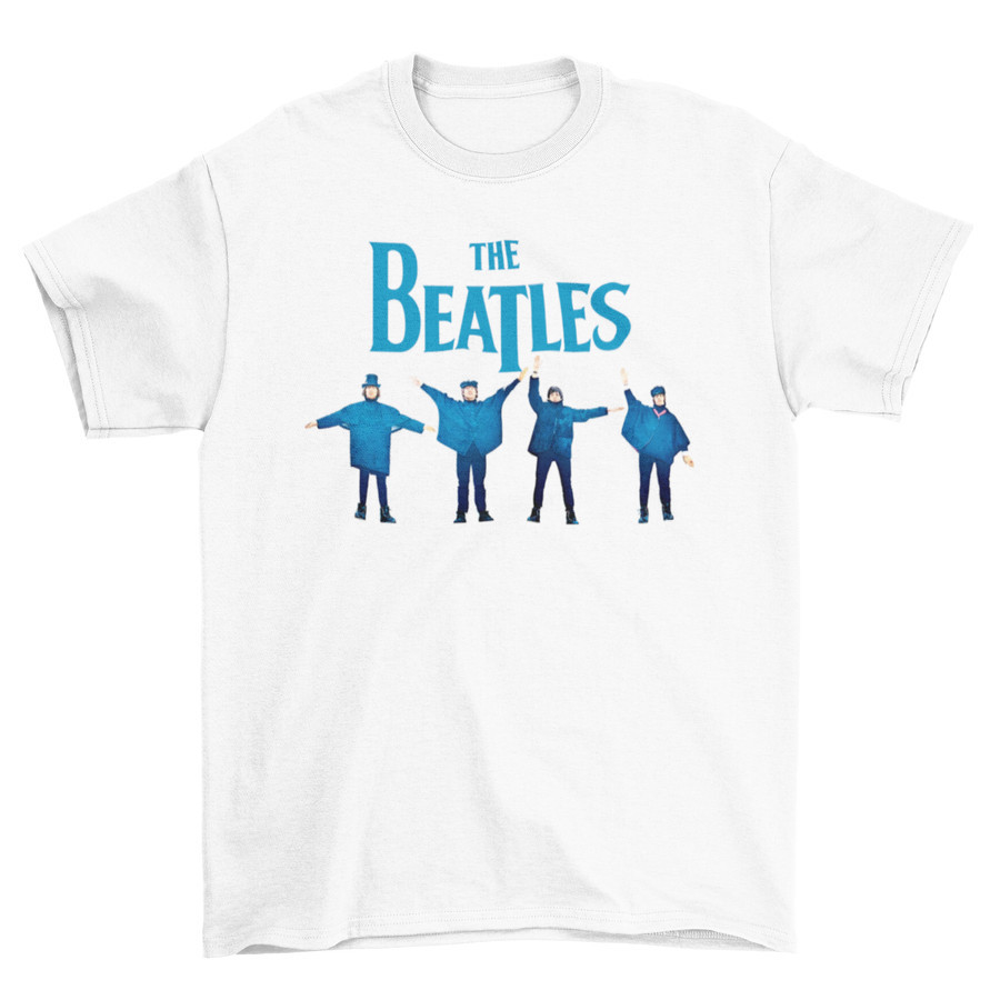 (COD) Tomoinc Kaos Band Pria The Beatles - Help