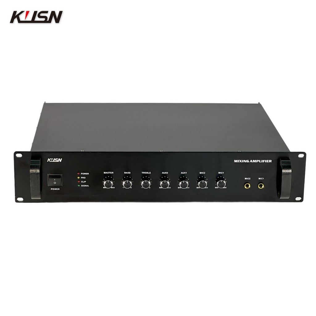 OEM/ODM 180W Powered Professional Mixer Amplifier 2U Standard Panel Pa System For Home Theatre Schoo