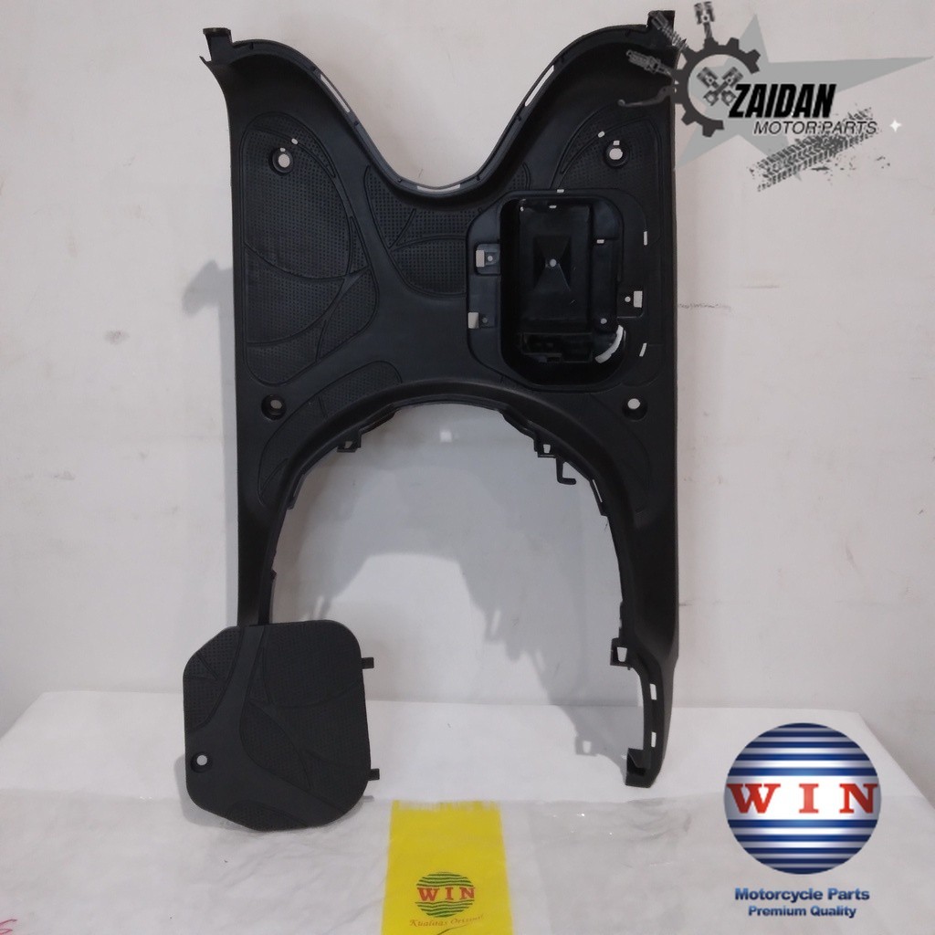Pijakan Kaki + Tutup Aki Scoopy 110 FI 2013 2014 2015 | footrest atas WIN | bordes pijakan motor inj