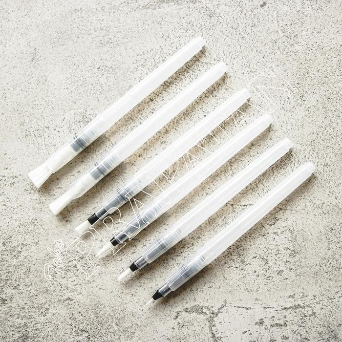 

Kuas Cat Air V-TEC / Water Brush Pen WB-112L/113F/110L - Flat, Large