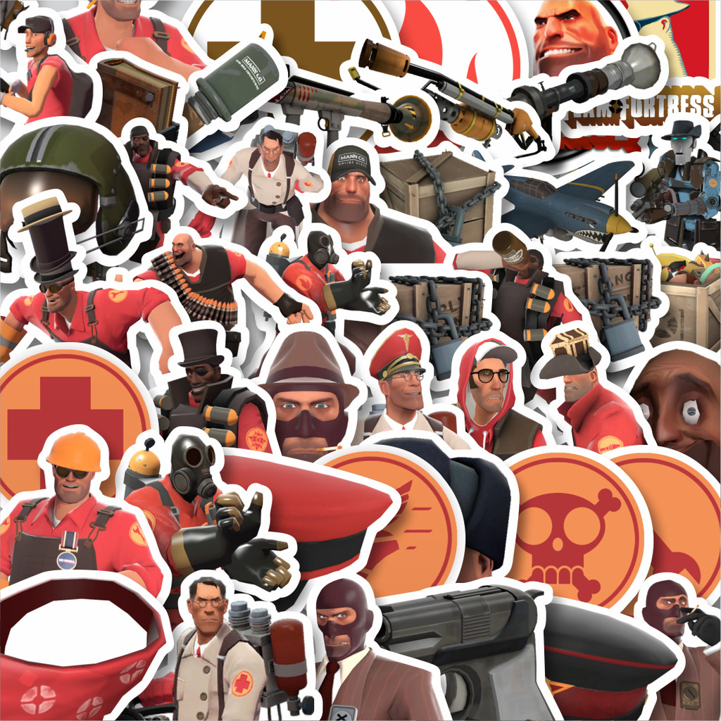 

Stiker Cutting Pack Stiker Game Series Team Fortres Character V6 Isi 100Pcs Series Aesthetic Lucu Keren Untuk Koper Bahan Vynil